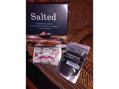 DIY COOKING INSPIRATION - A Salty Exploration! Book & Gourmet Salt Sampler