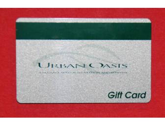 1 hour massage at Urban Oasis