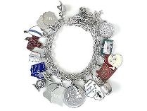 M&B vintage custom charm bracelet