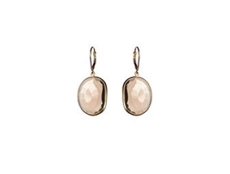 Smokey Quartz Drop Earrings from Zoe Oliver