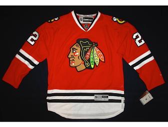 Blackhawks Team Signed Jamal Mayers Jersey