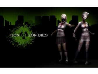 Box O Zombies and T-shirts