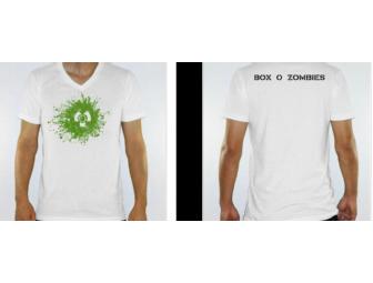 Box O Zombies and T-shirts