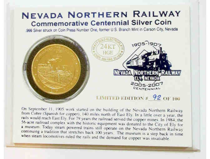 NN Ry Centennial Coin Set, Number 92 of 100