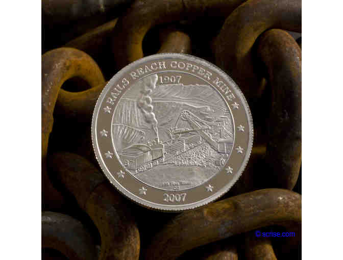 Nevada Northern Railway Silver Centennial Coin 2007