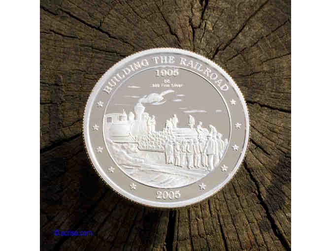 Nevada Northern Railway Silver Centennial Coin 2005