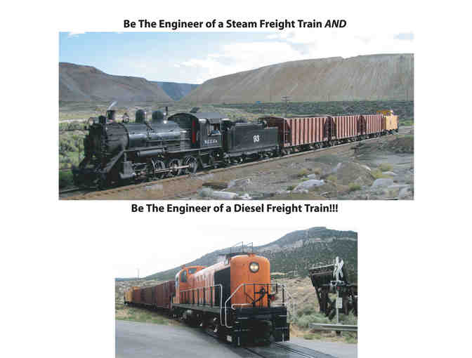 Be the Engineer - with a Train - Steam and Diesel