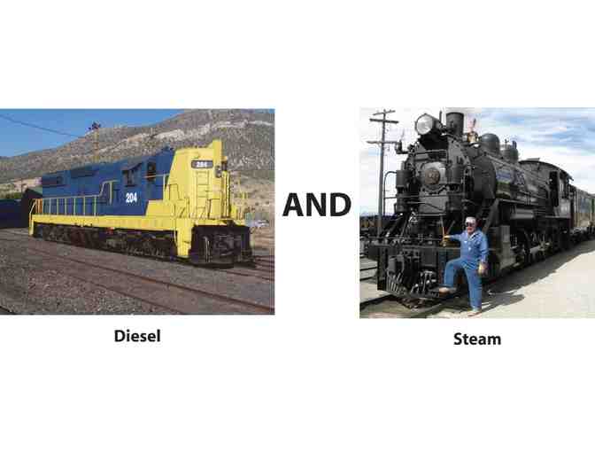 Be the Engineer on both a Steam & a Diesel Locomotive