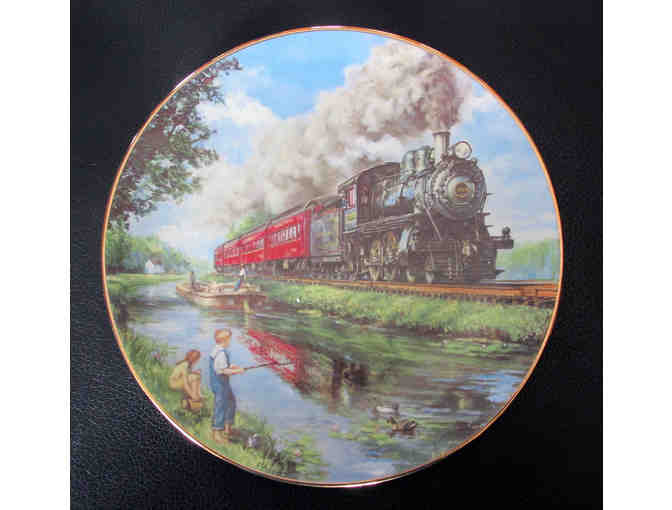 An American Classic from the Golden Age of American Railroads Plate Collection
