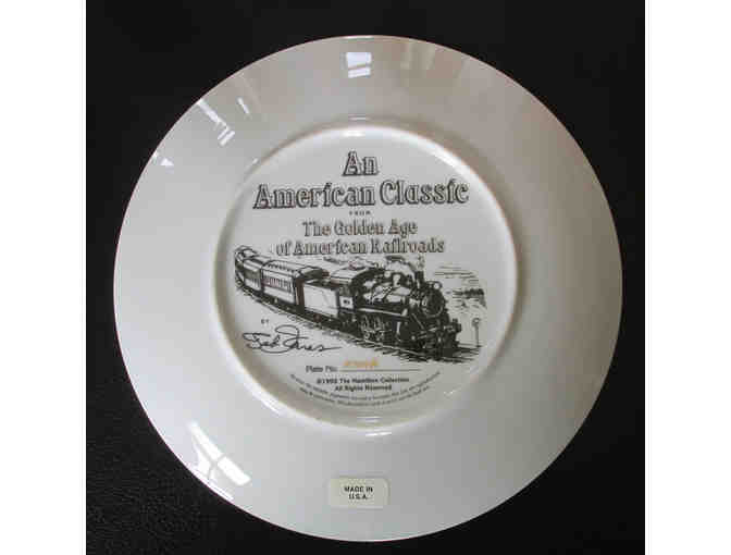An American Classic from the Golden Age of American Railroads Plate Collection