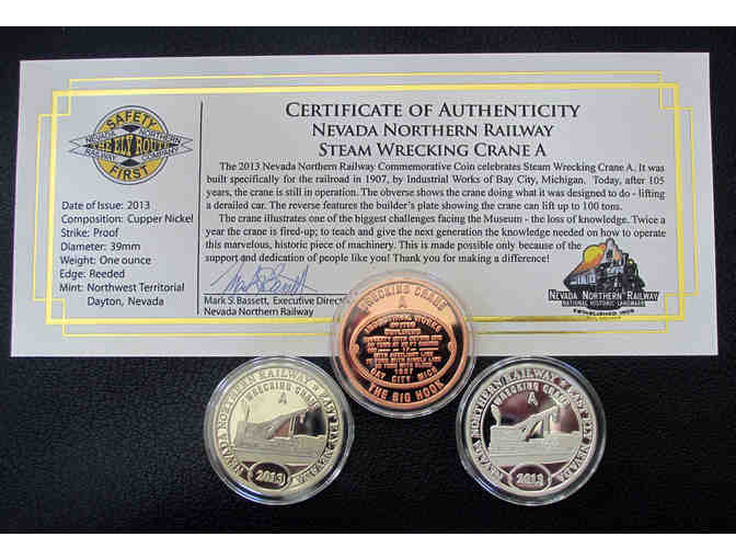 2013 Nevada Northern Railway Commemorative Coin Set