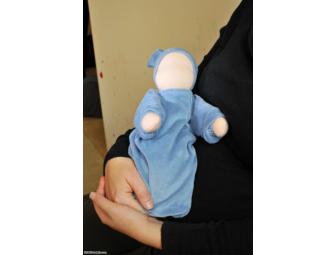 12' Heavy Baby in Blue Bunting (Customizable Face)