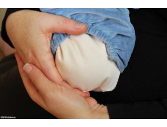 12' Heavy Baby in Blue Bunting (Customizable Face)