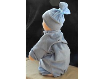 12' Heavy Baby in Blue Bunting (Customizable Face)