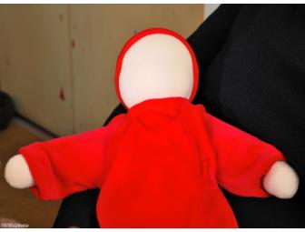 12' Heavy Baby in Scarlet Bunting (Customizable Face)