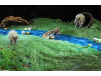 Mama Sheep & Lamb Felted Playmat
