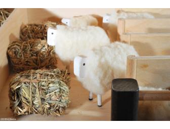 Wood Barn Playset: Sheep, Shepard and Accessories!