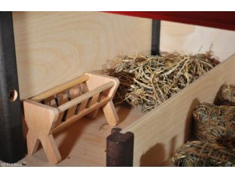 Wood Barn Playset: Sheep, Shepard and Accessories!