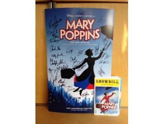 MARY POPPINS - SIGNED Poster - Original Broadway Cast