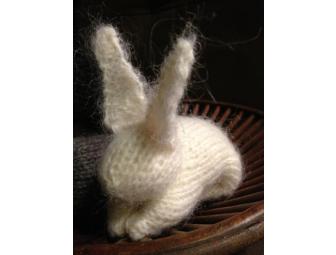 Angora and Wool Bunnies in Basket