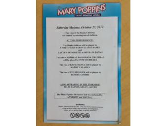 MARY POPPINS - SIGNED Poster - Original Broadway Cast