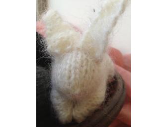 Angora and Wool Bunnies in Basket