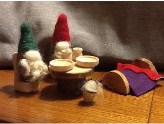 Rustic Miniature Furniture Set + Gnomes
