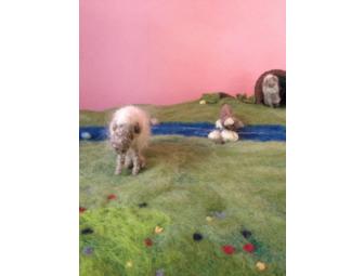 Mama Sheep & Lamb Felted Playmat