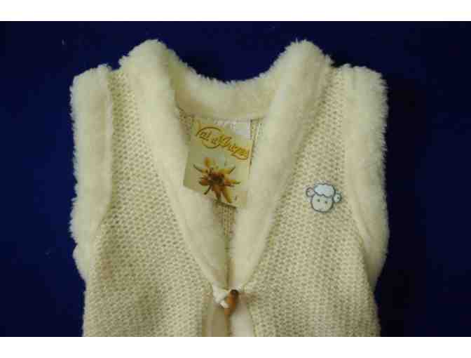 Beautiful Quality Val D'Arizes 100% Organic Child's Woollen Vest