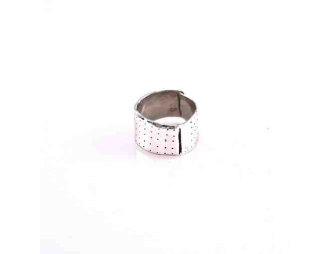 Silver Band-Aid Ring by Michelle Lopez