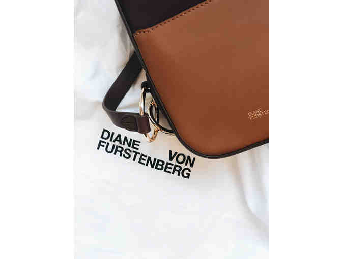 Diane Von Furstenberg Leather Camera Bag with Charm