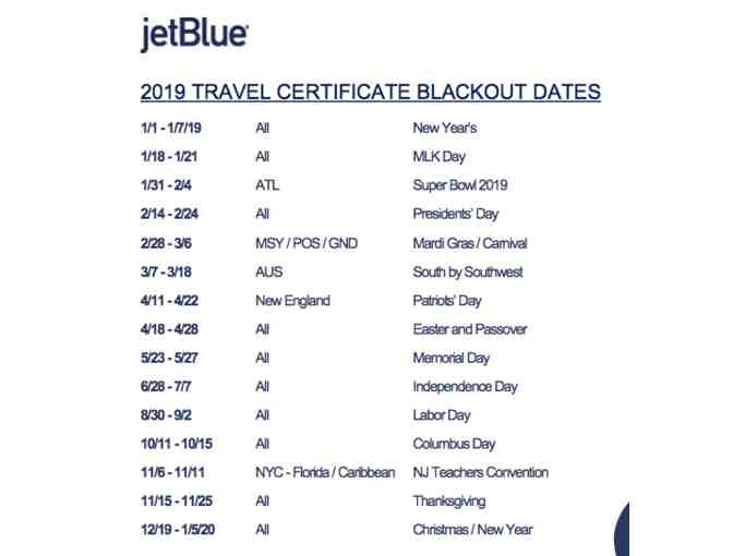 TWO Roundtrip Tickets ANYWHERE JET BLUE Flies