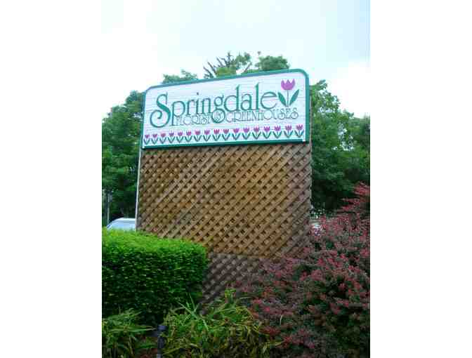 Springdale Florist & Greenhouses $100 Gift Certificate