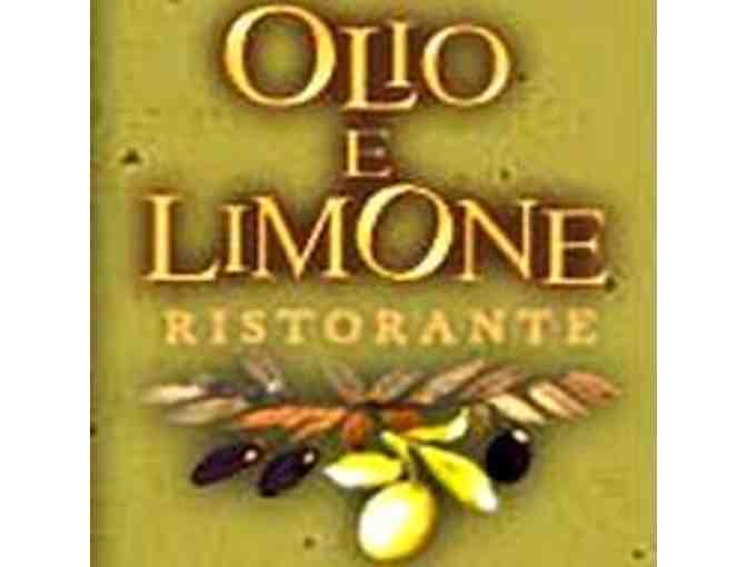 $100 Gift Certificate for Olio e Limone Restorante or Olio Pizzaria