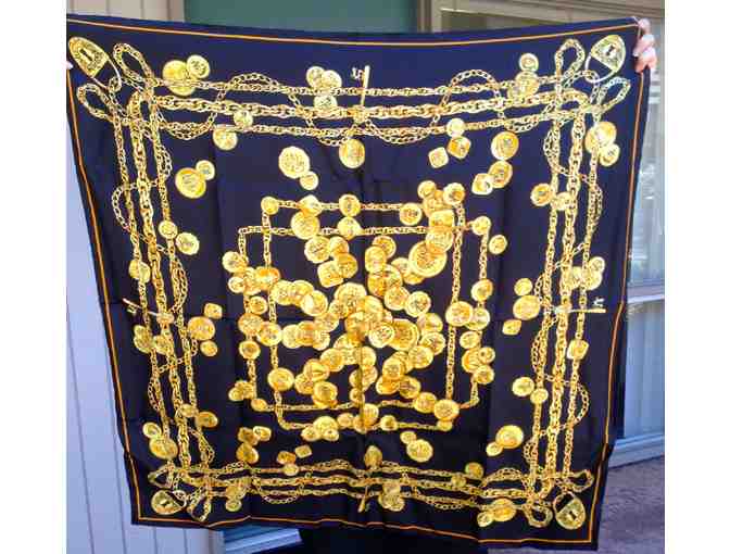 The Golden Caribbean Coin Scarf by the Franklin Mint