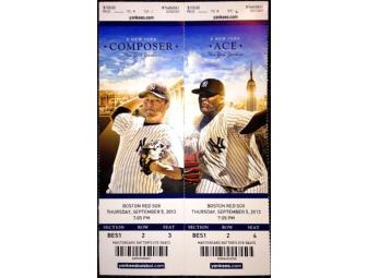Two (2) Tickets to Yankees vs. Red Sox - Sept 5, 2013, 7:05pm