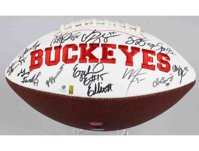 2014 Ohio State Football Team Autographed Football National Champions - Photo 1