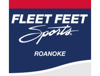 Fleet Feet Gift Certificate and Water Bottle