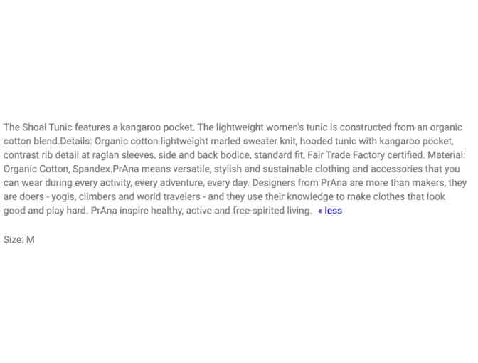 Prana Shoal Tunic Women's Sweater (8-10)