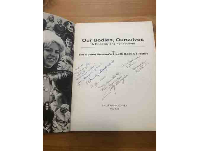 First Bound Edition of Our Bodies Ourselves, signed by founders