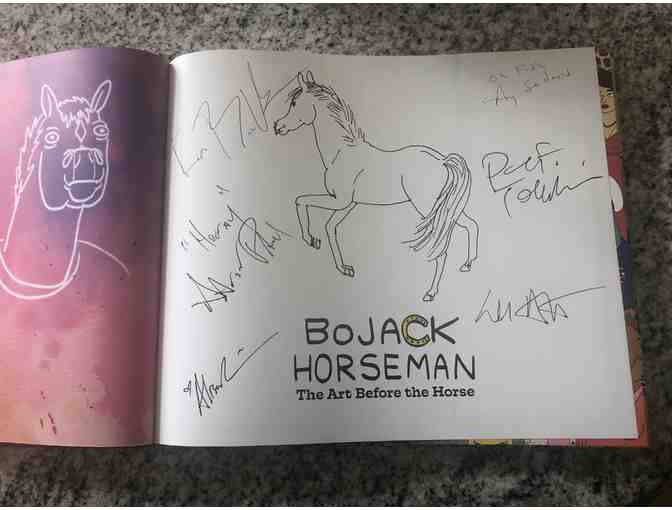 BoJack Horseman Art Book, autographed by main cast and creator