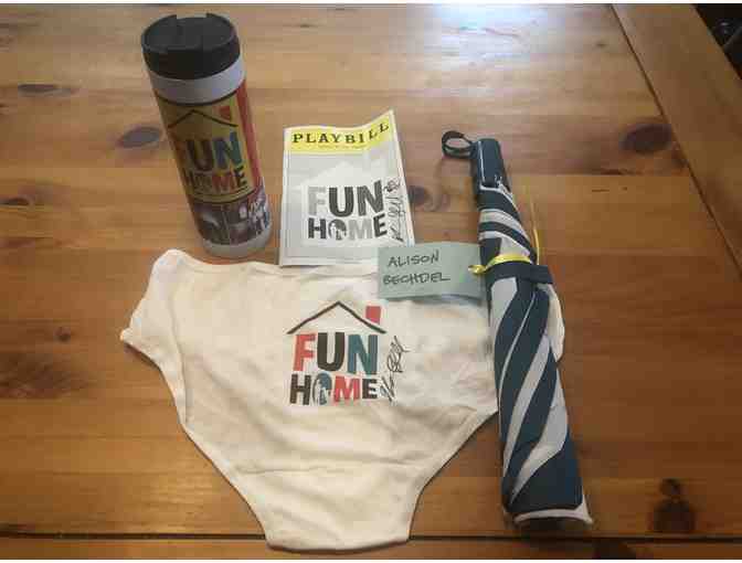 Exclusive Swag from Fun Home the Musical, autographed by Alison Bechdel