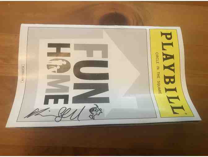 Exclusive Swag from Fun Home the Musical, autographed by Alison Bechdel