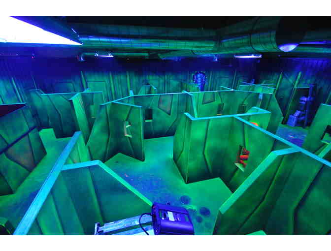 Whirlie's World Laser Tag Punch Card