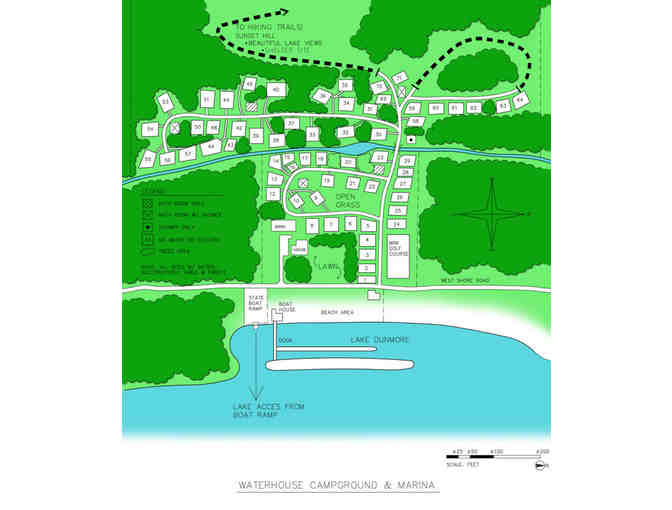 2- Night Mid-Week Camping at Waterhouses Campground & Marina