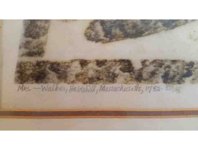 Ann Parker and Avon Neal Grave Rubbing