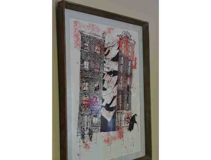 'Sunlit Tenements' by: Gregorio Prestopino