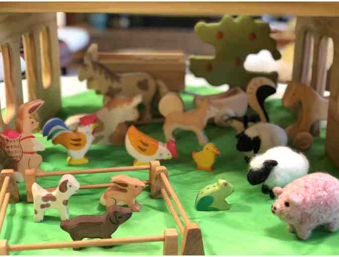 Waldorf Wooden Play Barn by First Grade Classes