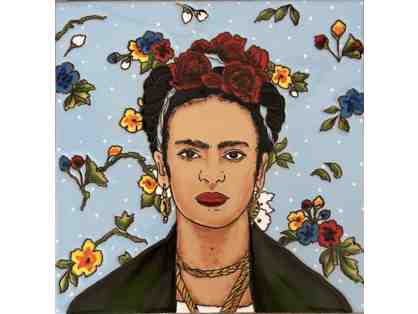 Frida Kahlo Portrait Ceramic Tile