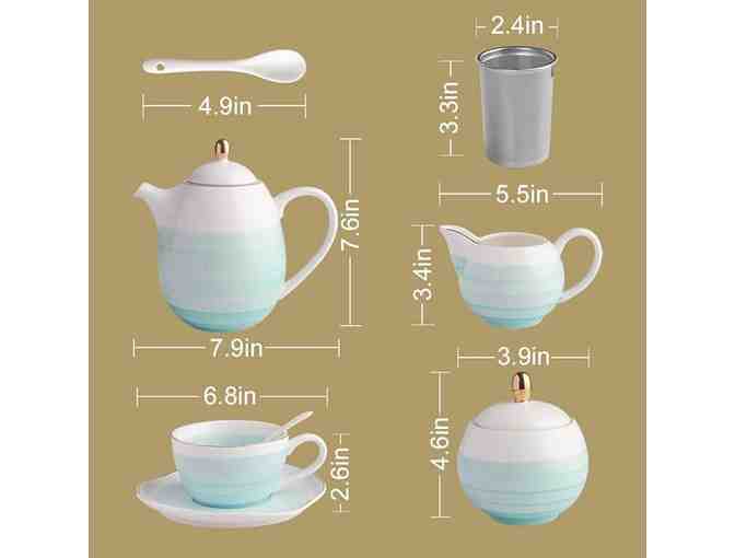 Porcelain Tea Set - Photo 2